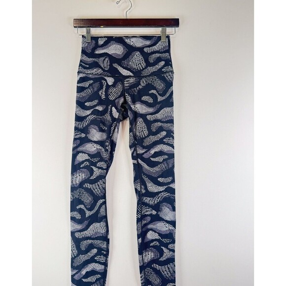 Lululemon Womens Leggings Warp Ice Grey Black Wunder Under Pant Pull On Size 6 - Picture 7 of 10